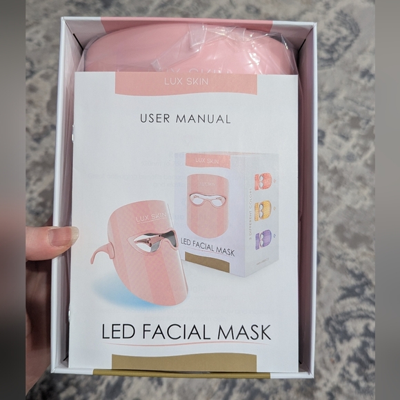 Pink LUX SKIN LED Facial Mask - Picture 2 of 3